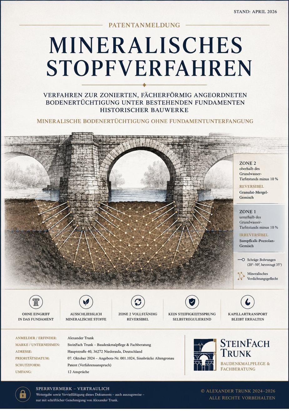 Patentanmeldung, Deckblatt